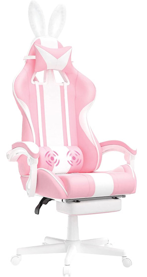chaise gamer ferghana rose